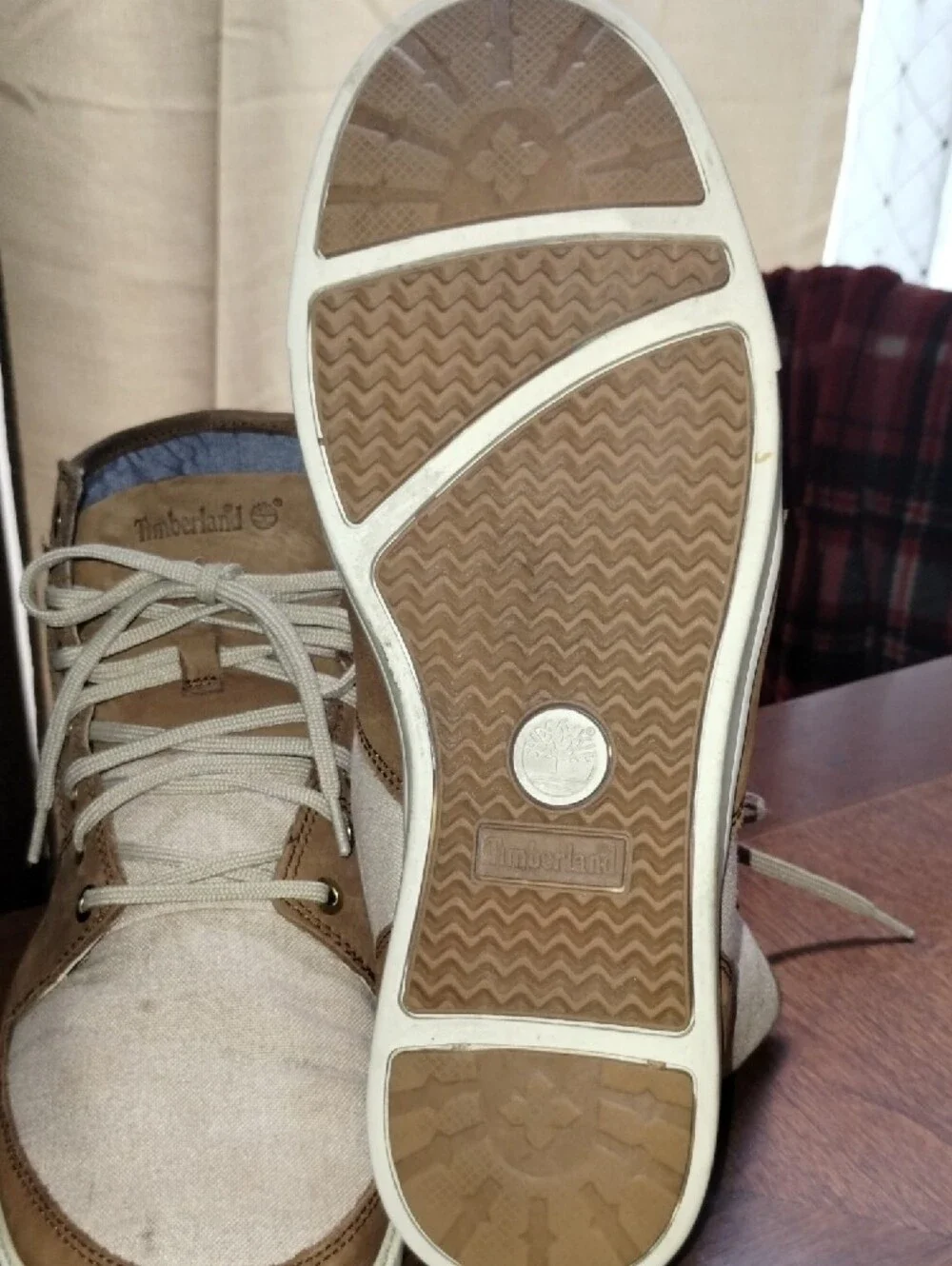 Timberland Tan and Cream Men's Chukka Boots